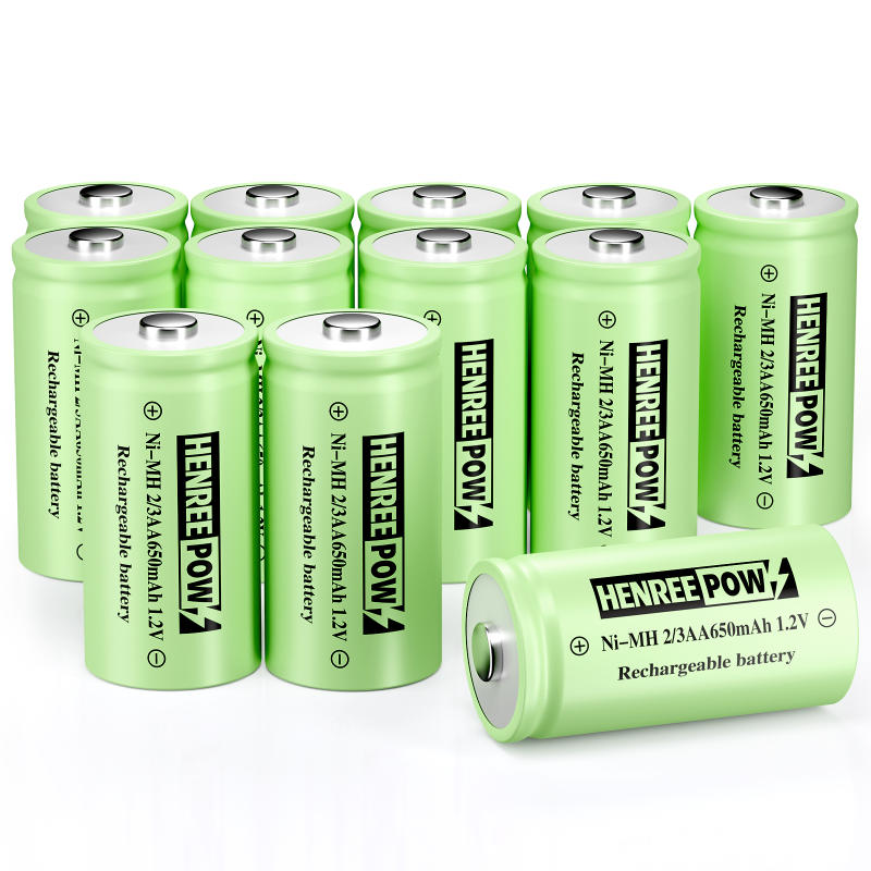 Henreepow 1.2v 600mAh AA Ni-MH Bateri boleh dicas semula