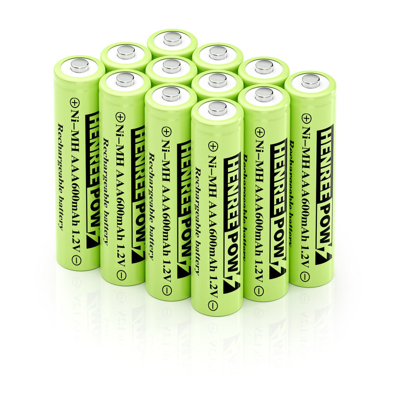 Henreepow 1.2V 600mAh AA Ni-MH Bateri boleh dicas semula